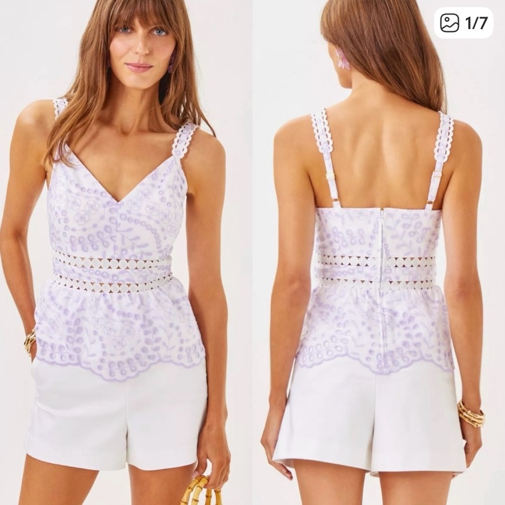 Lilly Pulitzer Eyelet Tiah Top